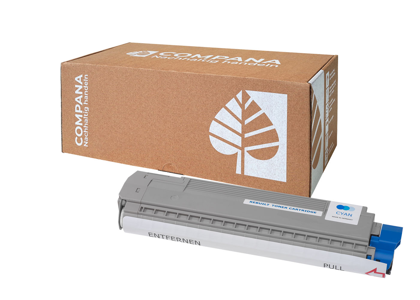 Compana Toner-Kit cyan (47964) ersetzt 44844615