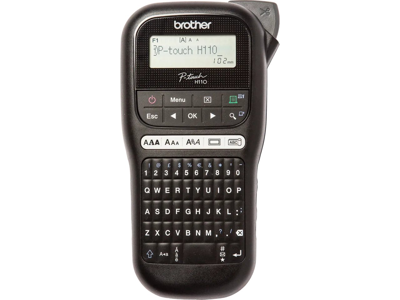 PTH110ZG1 BROTHER PT H110 Beschriftungsgeraet QWERTZ DE 3,5-12mm