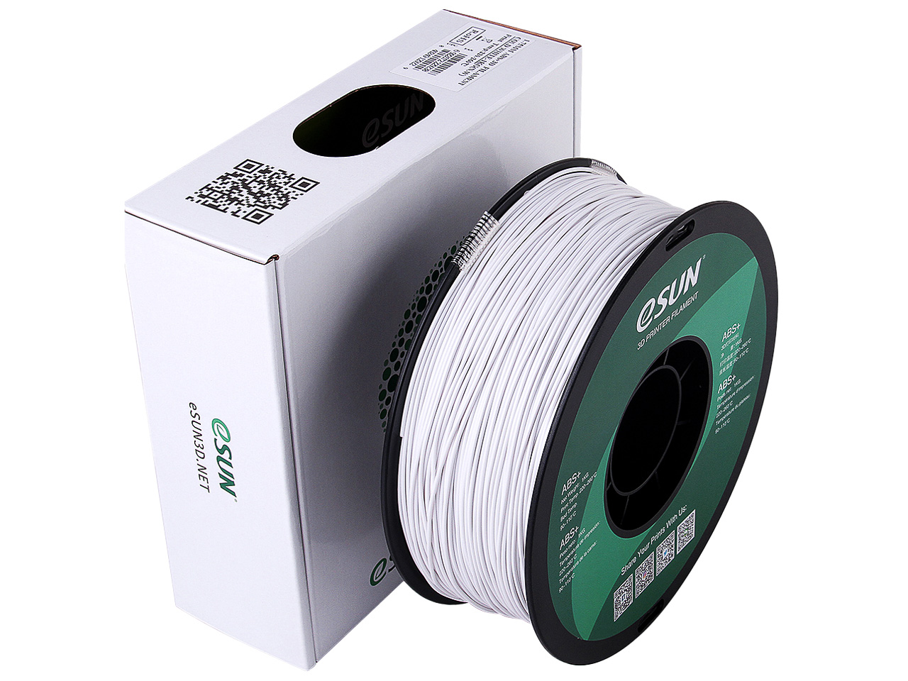 ESUN 3D FILAMENT ABS+ 1,75mm COLD WHITE 1kg
