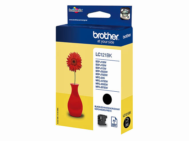 Brother Tintenpatrone schwarz (LC-121BK)