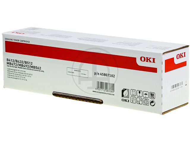 OKI Toner-Kit schwarz (45807102)
