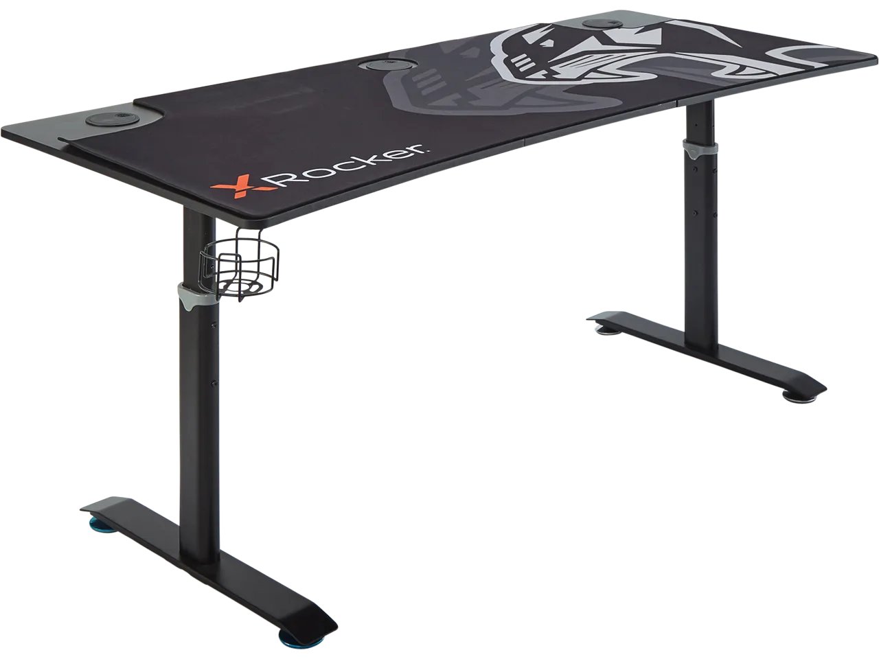 XROCKER COUGAR XL GAMING TISCH GRAU 5136501 verstellbar Aluminium 100kg
