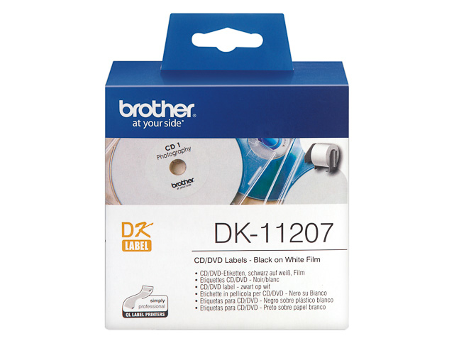 Brother CD-/DVD -Etiketten (weiß) weiß (DK-11207)