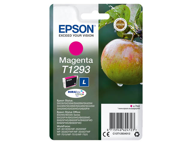 Epson Tintenpatrone magenta SC (C13T12934012, T1293)