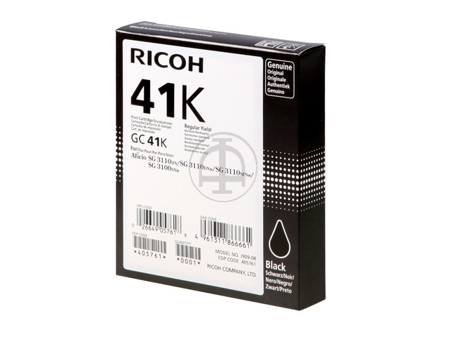 Ricoh Gel-Kartusche schwarz HC (405761, GC-41K)