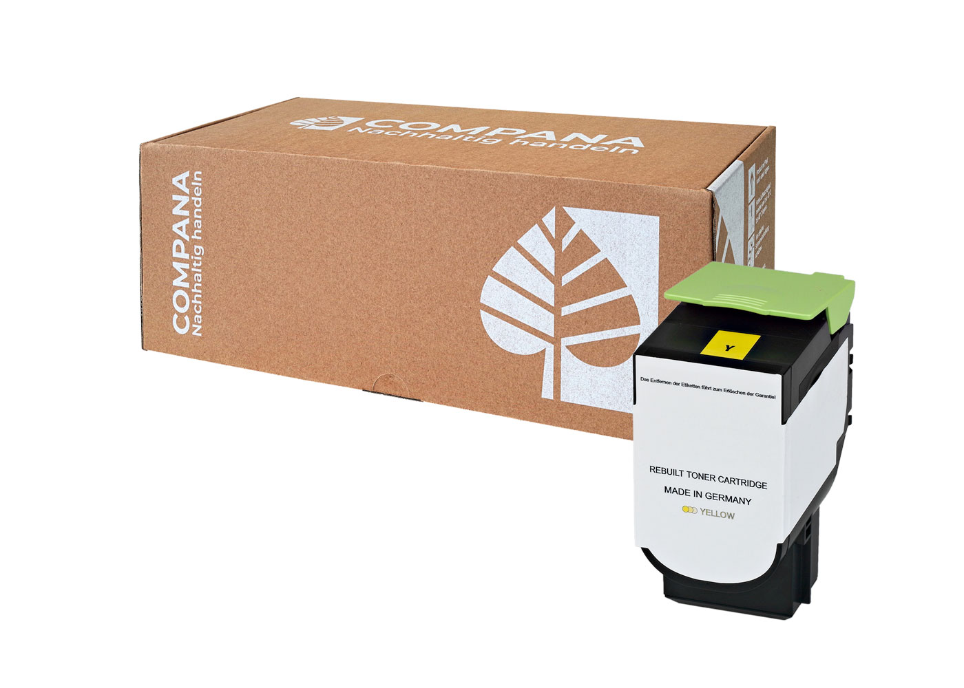 Compana Toner-Kit gelb HC plus (46658) ersetzt 802HY