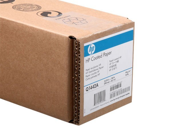 Q1442A HP Plotterpapier 23,4 (594mm) 45,7Meter weiss 90gr beschichtet matt