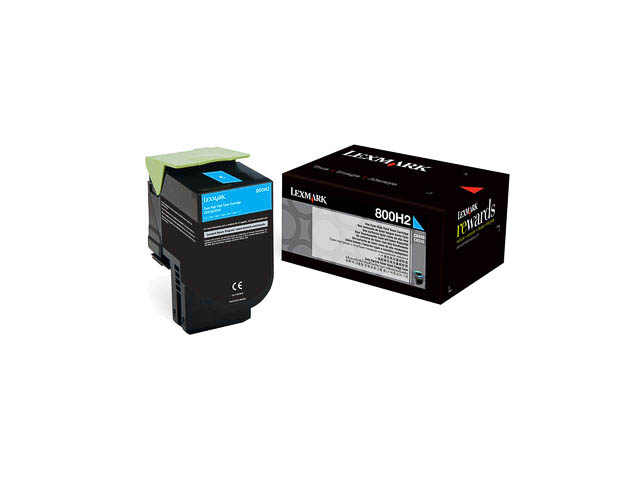 Lexmark Toner-Kit cyan HC plus (80C0H20, 800H2)