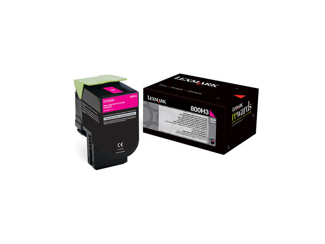 Lexmark Toner-Kit magenta HC plus (80C0H30, 800H3)