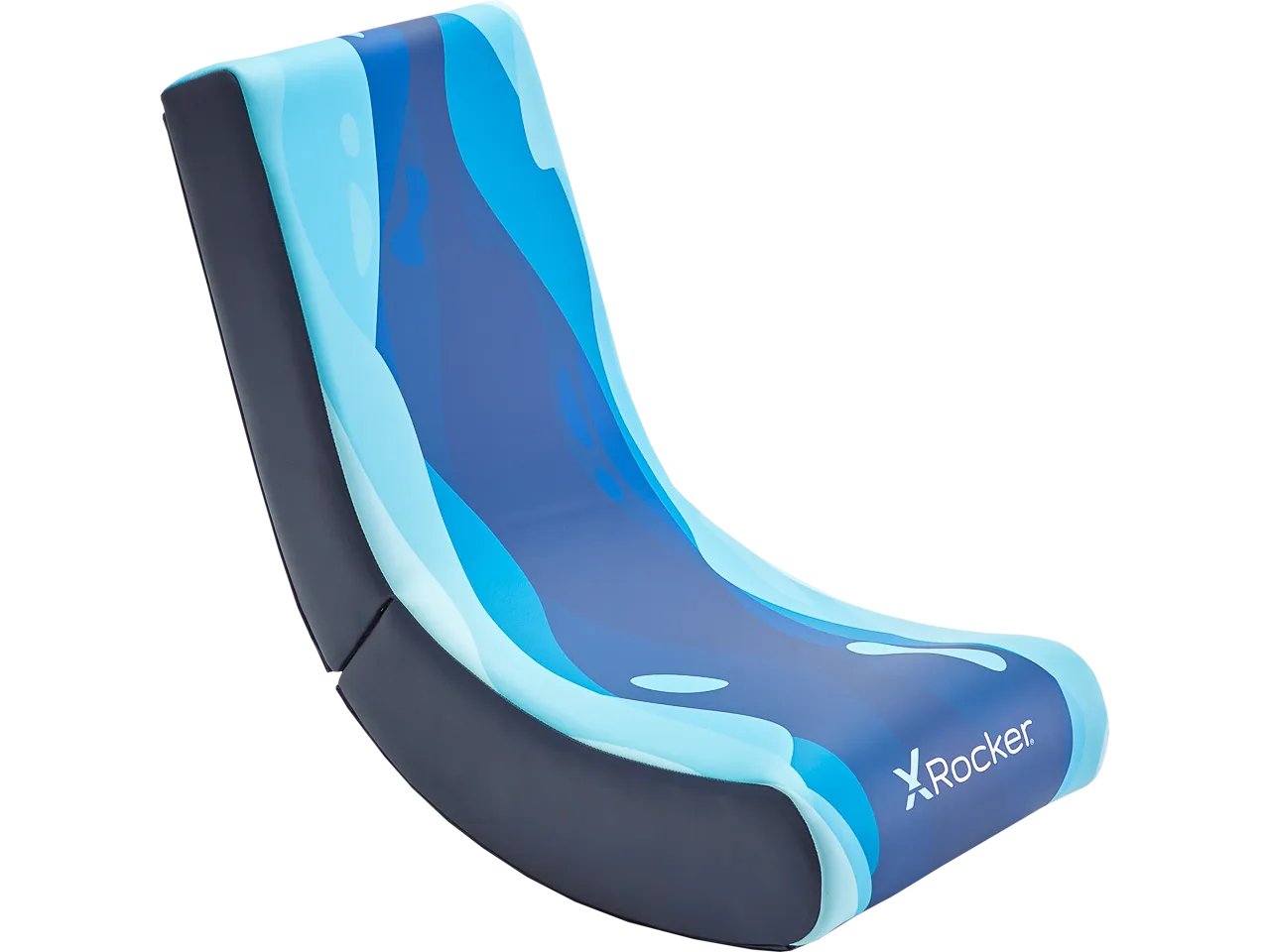 XROCKER VIDEO ROCKER GAMING BODENSESSEL 2022085 PU-Leder lava blau 80kg