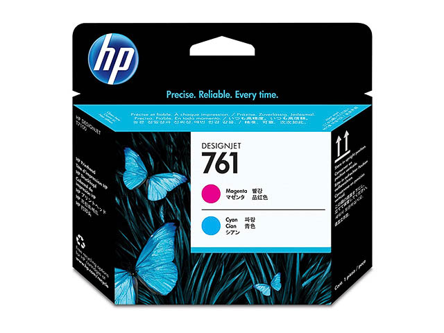 HP Tintendruckkopf magenta/cyan (CH646A, 761)