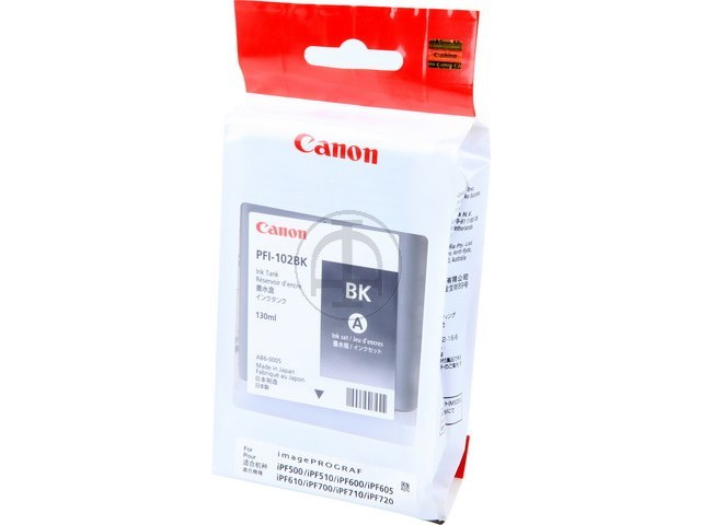 Canon Tintenpatrone schwarz (0895B001, PFI-102BK)