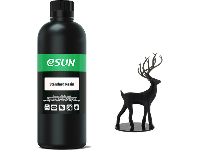 UV/LCD STANDARD BLACK 1kg ESUN 3D RESIN 405NM