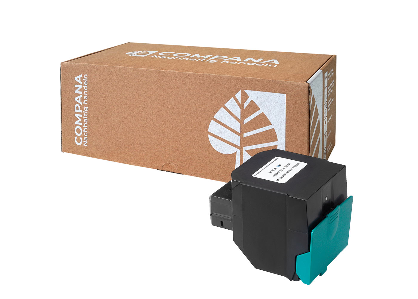 Compana Toner-Kartusche schwarz HC (45378) ersetzt C540H1KG