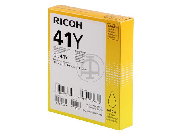 Ricoh Gel-Kartusche gelb HC (405764, GC-41YH)