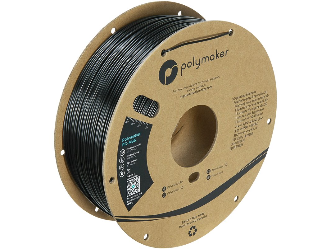 POLYMAKER 3D FILAMENT PC-ABS 1,75mm BLACK 1kg PC04001