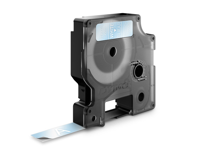 Dymo Schriftbandkassette weiß/transparent (S0720600, 45020)