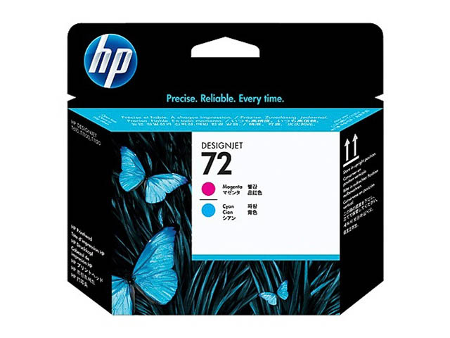 HP Tintendruckkopf magenta/cyan (C9383A, 72)