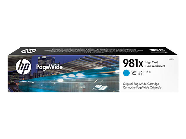 HP Tintenpatrone cyan HC (L0R09A, 981X)
