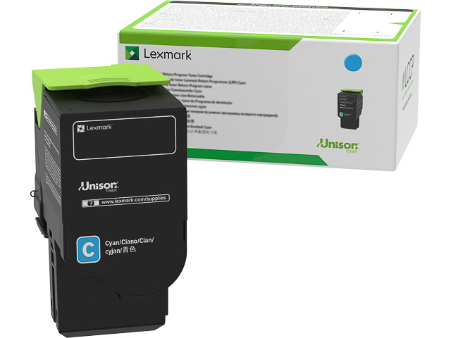 Lexmark Toner-Kit Contract (nur für Vertragskunden) cyan (78C2UCE)