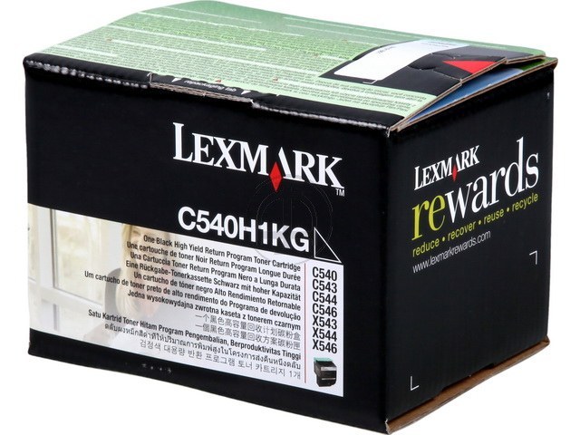 Lexmark Toner-Kit Prebate schwarz HC (C540H1KG)
