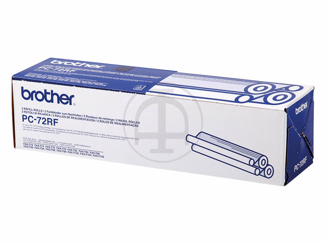 Brother Thermo-Transfer-Rolle 2 x schwarz (PC-72RF)