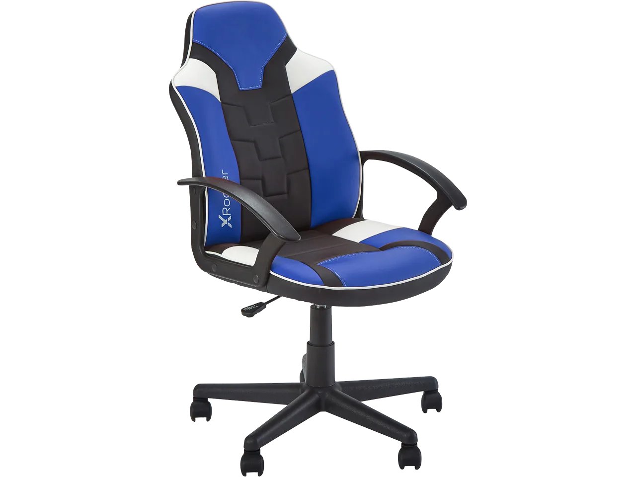 XROCKER SATURN GAMING STUHL BLAU 5120201 Teenager PU-Leder 100kg
