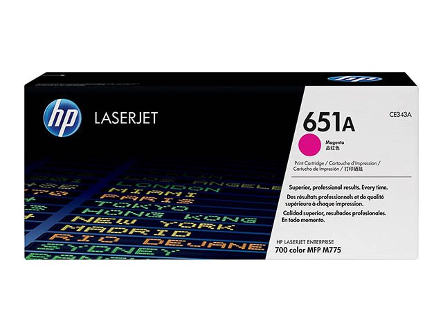 HP Toner-Kartusche magenta (CE343A, 651A)