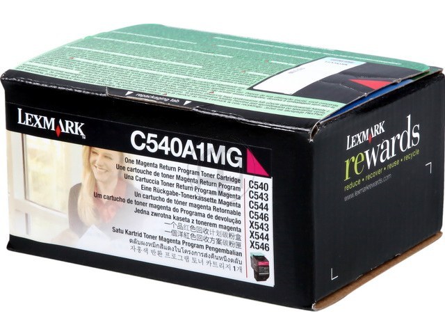 Lexmark Toner-Kartusche Prebate magenta (C540A1MG)