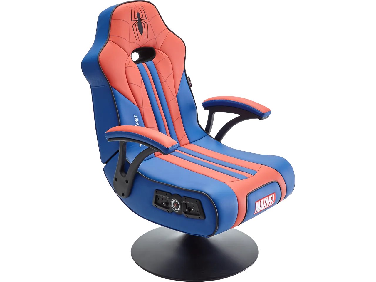 XROCKER Marvel Spider-Man Elite 2.1 Gaming Sessel BLAU-ROT 2021195 PU-Leder 100kg