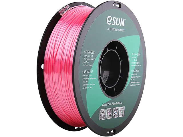EPLA-SILK 1,75mm PINK 1kg ESUN 3D FILAMENT