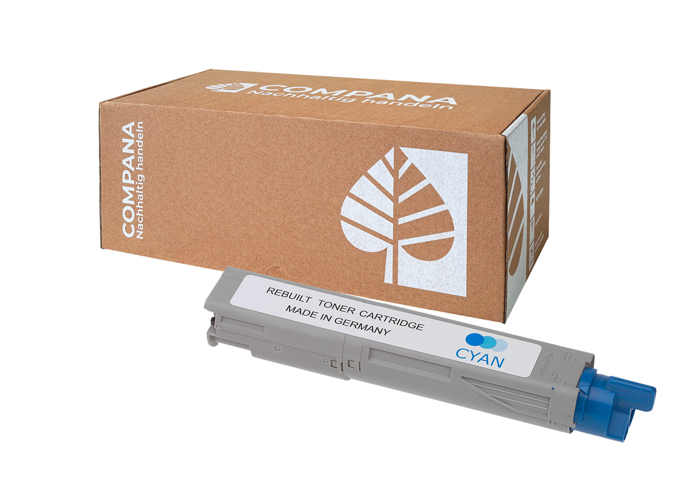 Compana Toner-Kit cyan HC plus + (43420) ersetzt 43459331