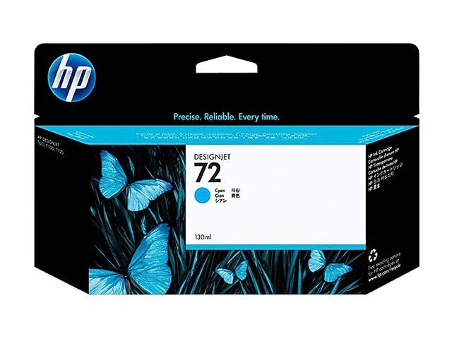 HP Tintenpatrone cyan HC (C9371A, 72)