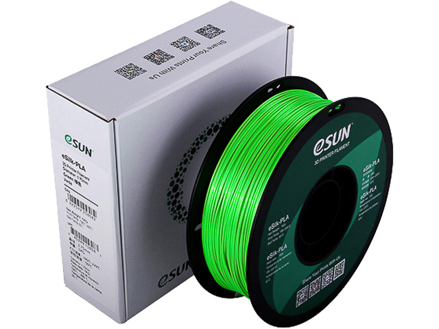 EPLA-SILK 1,75mm GREEN 1kg ESUN 3D FILAMENT