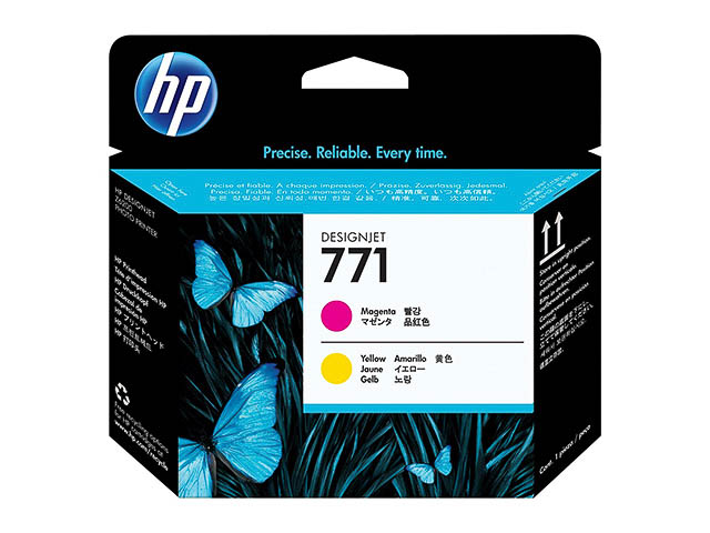 HP Tintendruckkopf gelb, magenta (CE018A, 771)