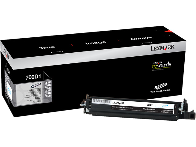 Lexmark Entwicklereinheit schwarz (70C0D10, 700D1)