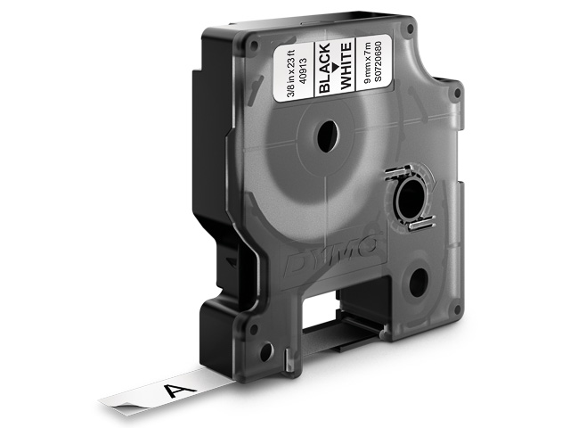 Dymo Schriftbandkassette schwarz/weiss (40913)