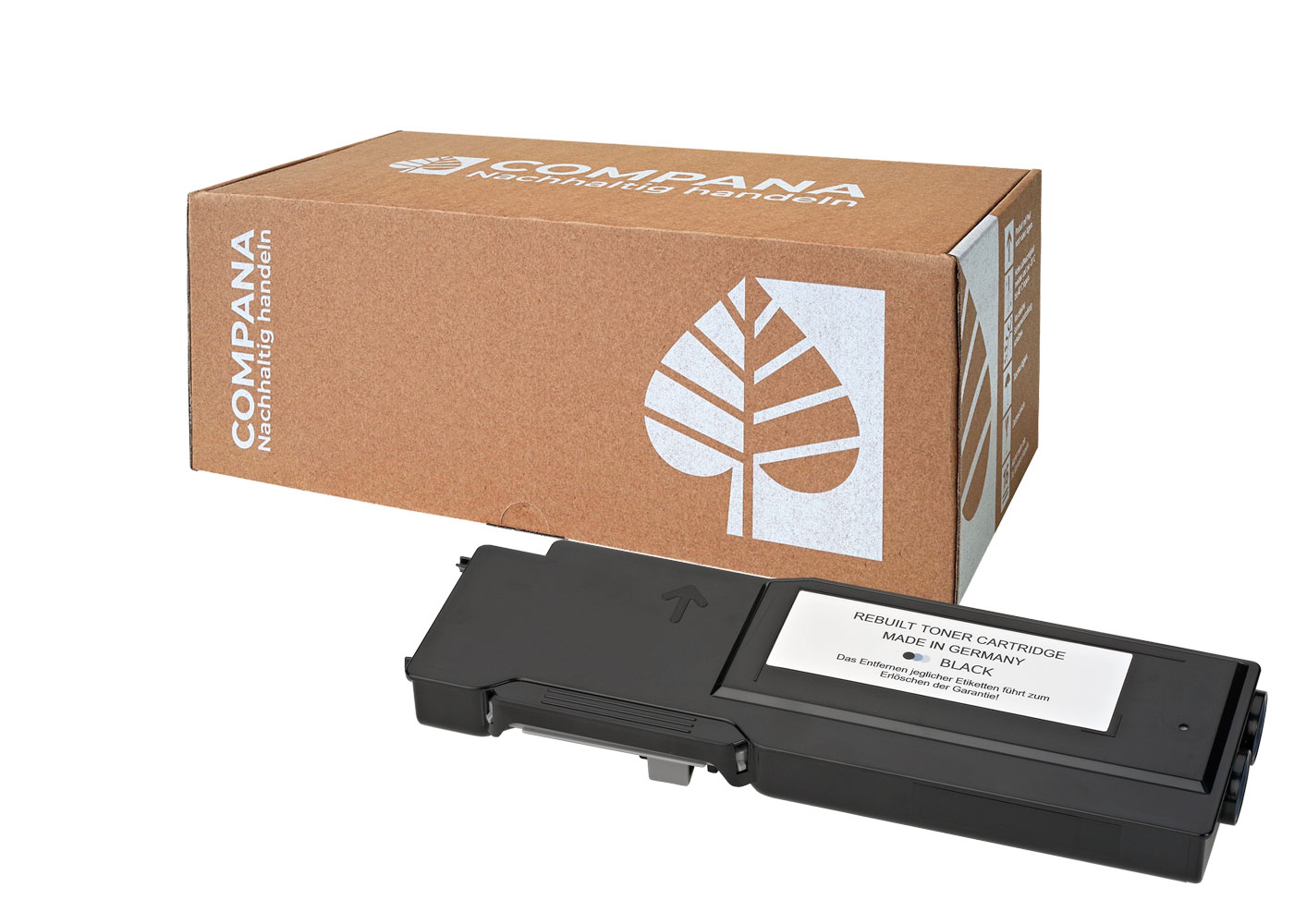 Compana Toner-Kit schwarz HC plus (46705) ersetzt W8D60