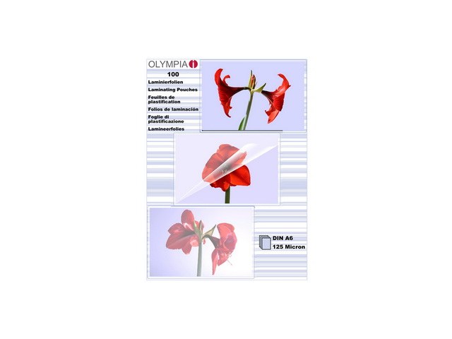 9178 OLYMPIA LAMINIERFOLIEN A6 100Blatt 125mic