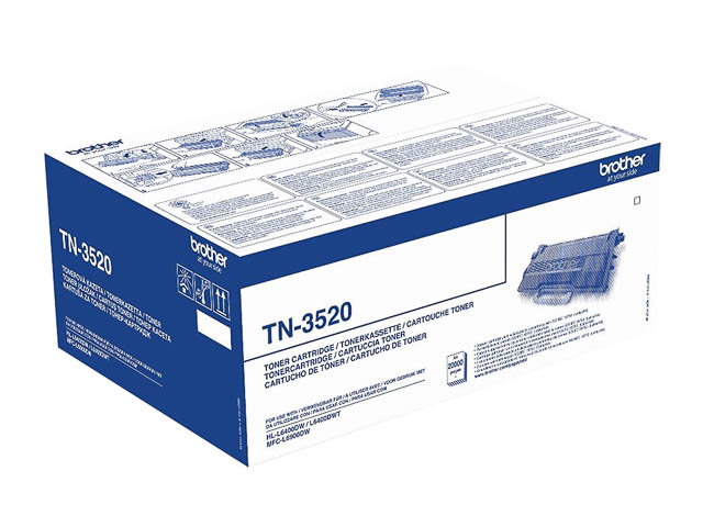 Brother Toner-Kit schwarz HC plus + (TN-3520)