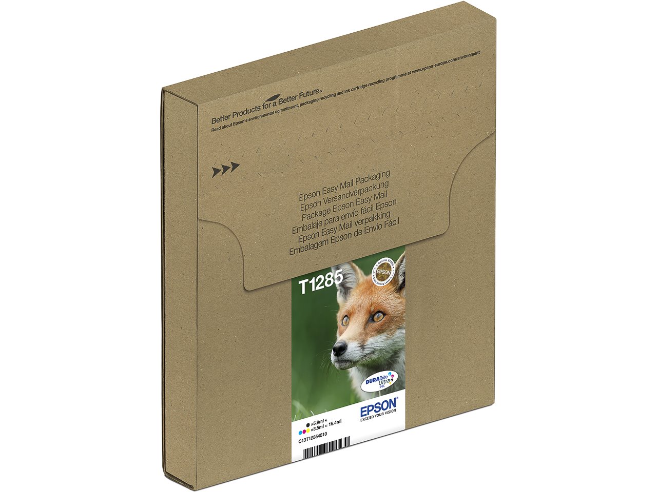 Epson Tintenpatrone (EasyMail) gelb, magenta, schwarz, cyan (C13T12854511, T1285)