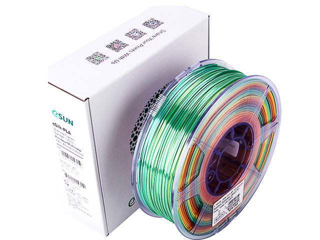 EPLA-SILK 1,75mm RAINBOW 1kg ESUN 3D FILAMENT